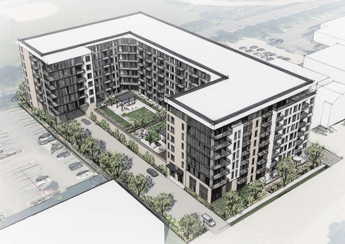 Real Estate Investment Fund Rendering of Mayfair Luxury Apartments/Condominium Development