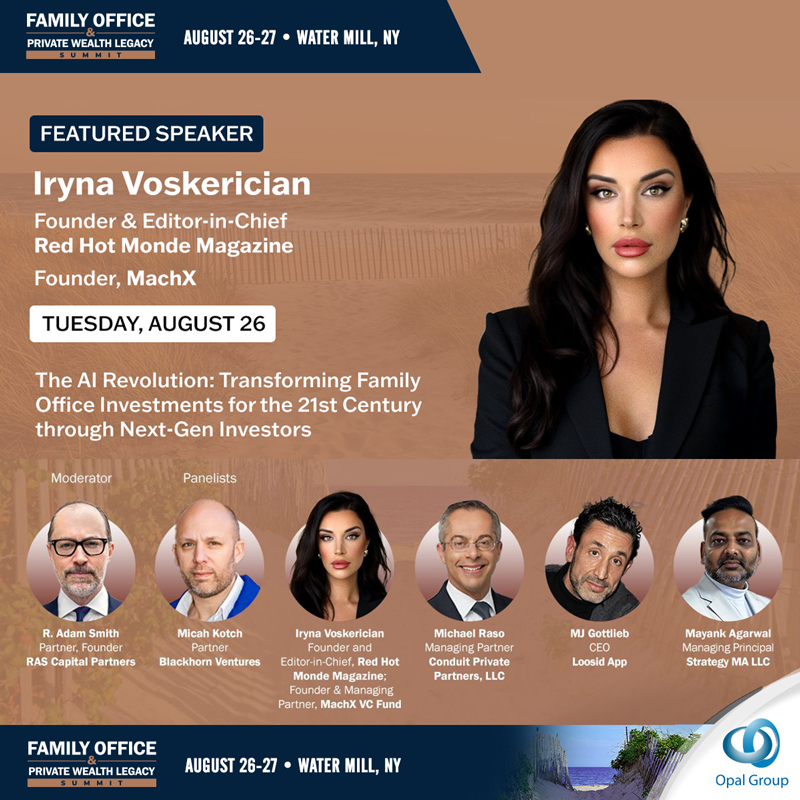 Flier for Family Office & Priovate Wealth Legacy Summit